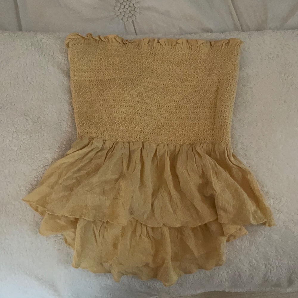 Yellow L.A. Hearts Top from Pacsun // Size Small